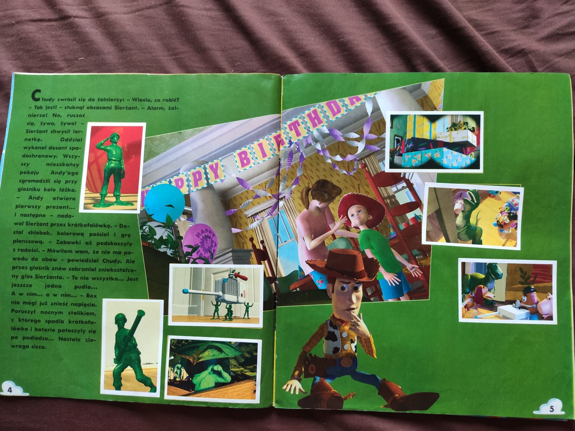 Album Toy Story z 1995r wszystkie naklejki