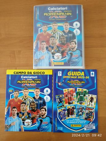 Panini Calciatori Adrenalyn XL 2023/2024 - zestaw Album plus 463 karty
