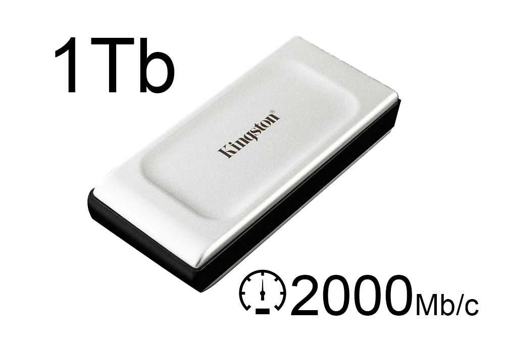 Портативний диск SSD KINGSTON XS2000 1Tb TYPE-C Зовнішній накопичувач