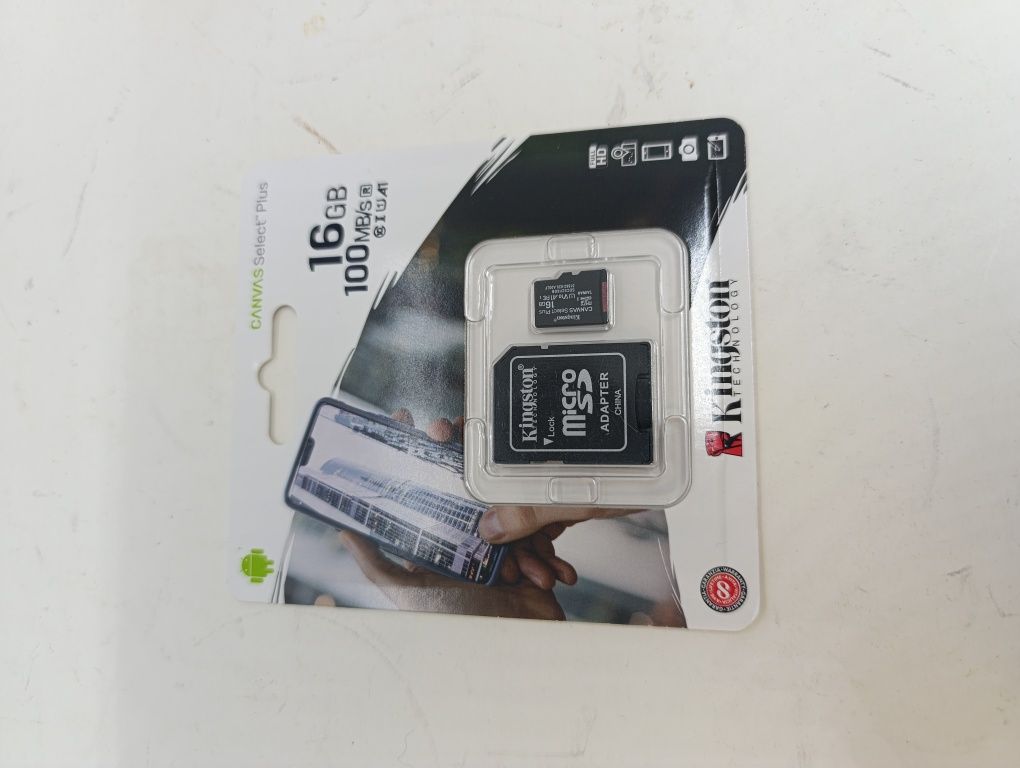 Карта пам'яті microSDXC Kingston Canvas Select Plus 16 32 64 128 Gb ГБ