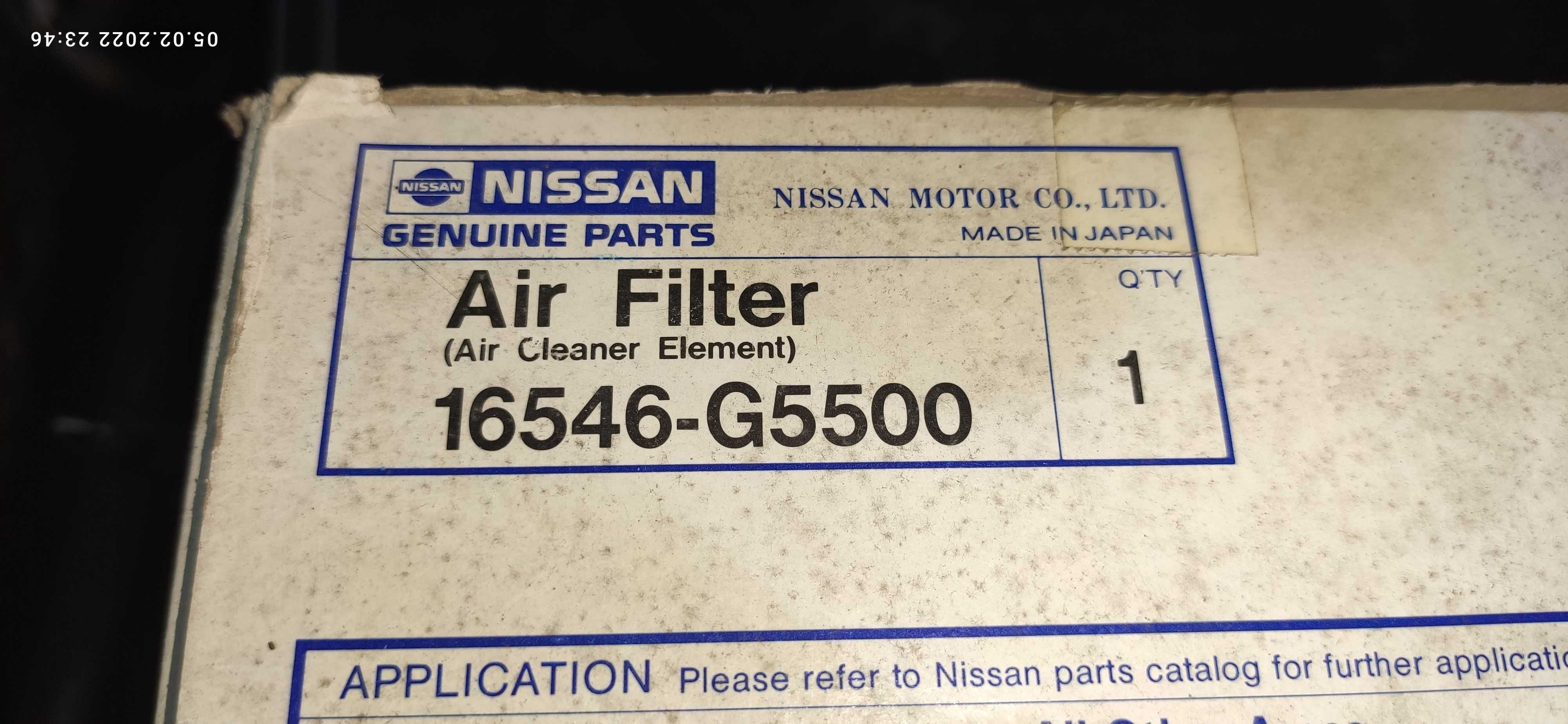 Nissan воздушный фильтр 16546-G5500 (Nissan Vanette, Urban 2.0)