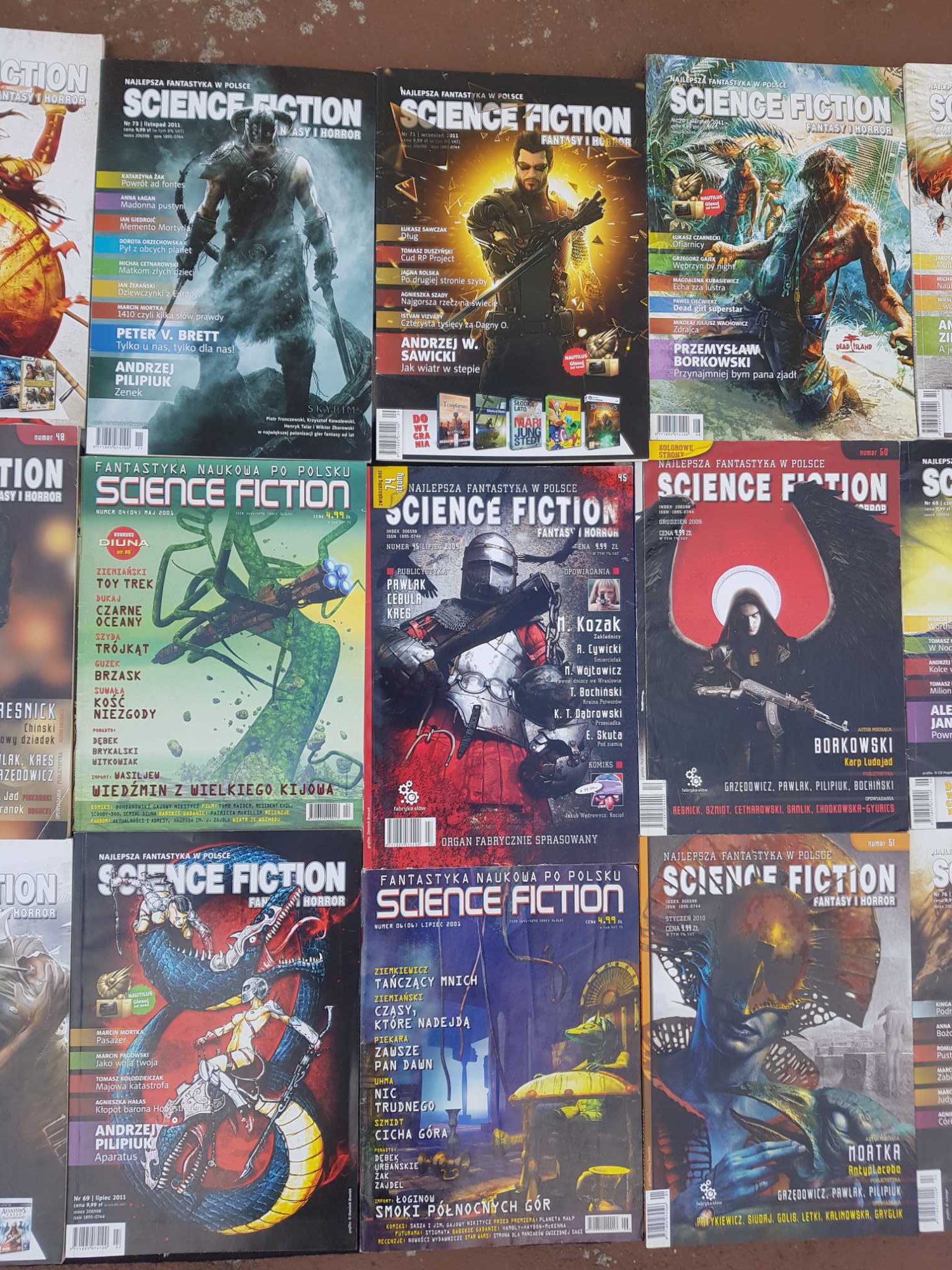 Czasopisma Science Fiction 25 numerów