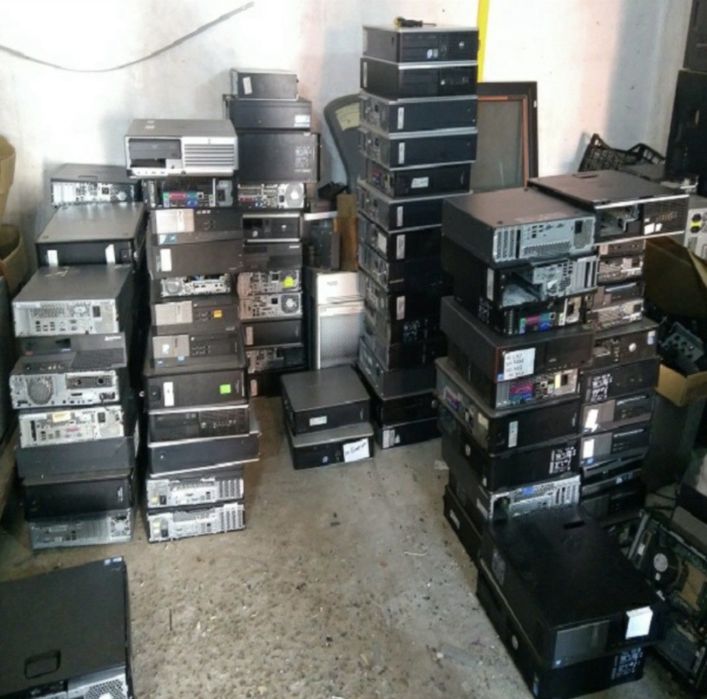 Вывезем старую офисную технику: компьютеры, мониторы