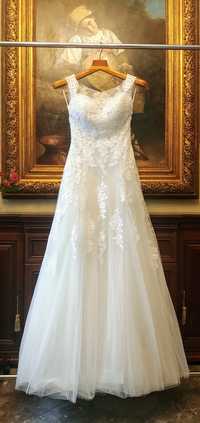 PRONOVIAS Barcelona suknia ślubna na wzrost 165 + obcas 8cm