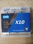 Łańcuch KNC X10 silver/ black