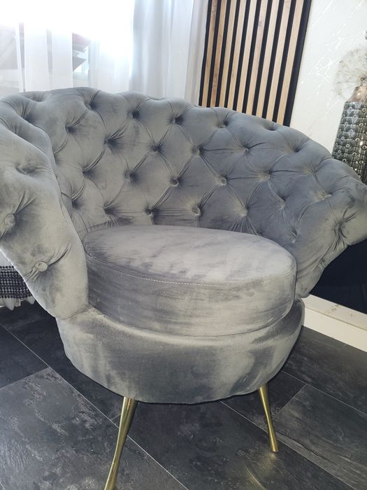 Fotele glamour chesterfield