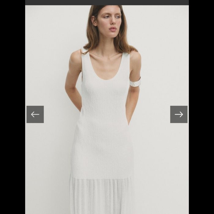 Сукня massimo dutti бавовна у розмірах
