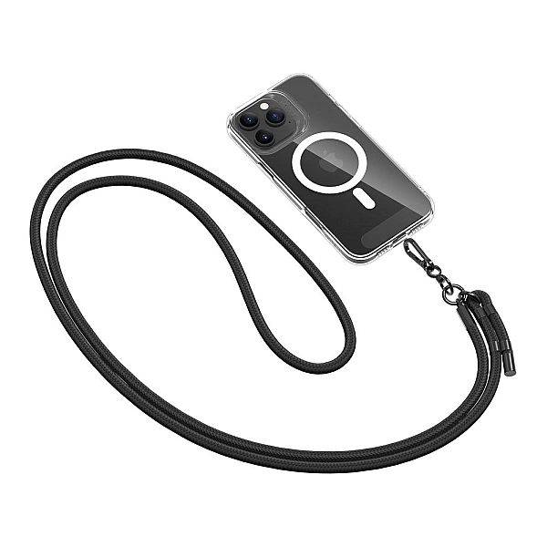 Tech-Protect C1S Rope Crossbody Strap Black/Black