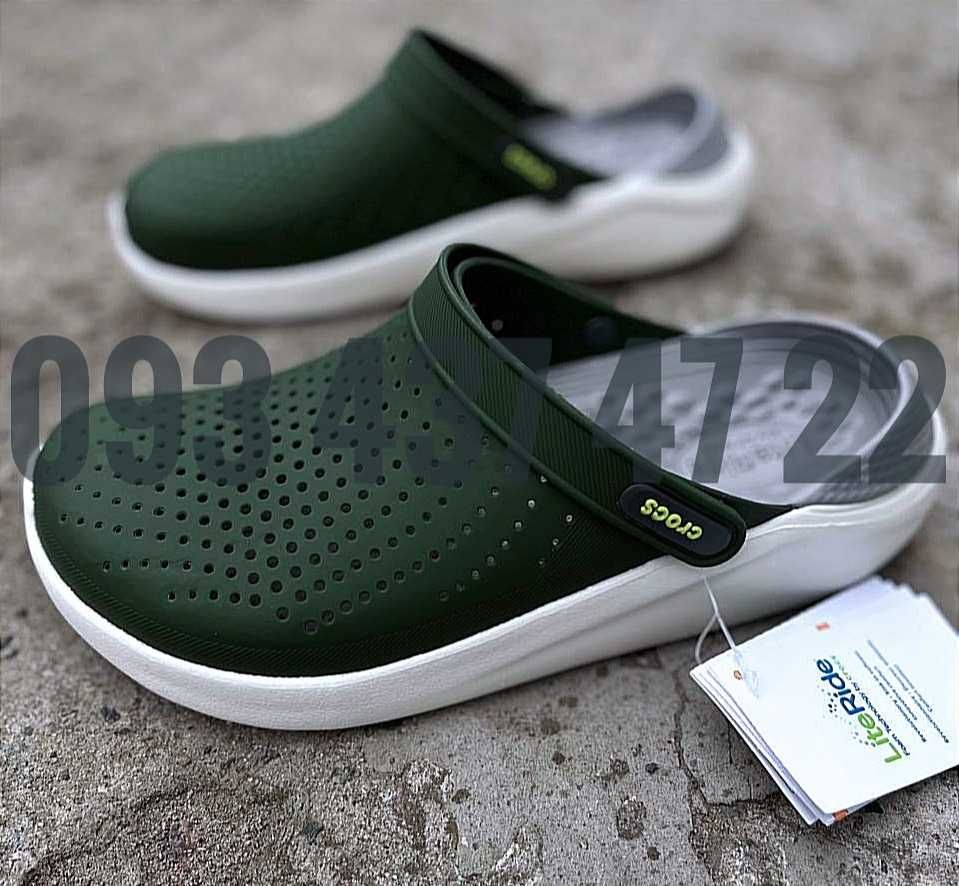 Чоловічі Крокси Сабо Crocs LiteRide Clog Army Crocs LiteRide