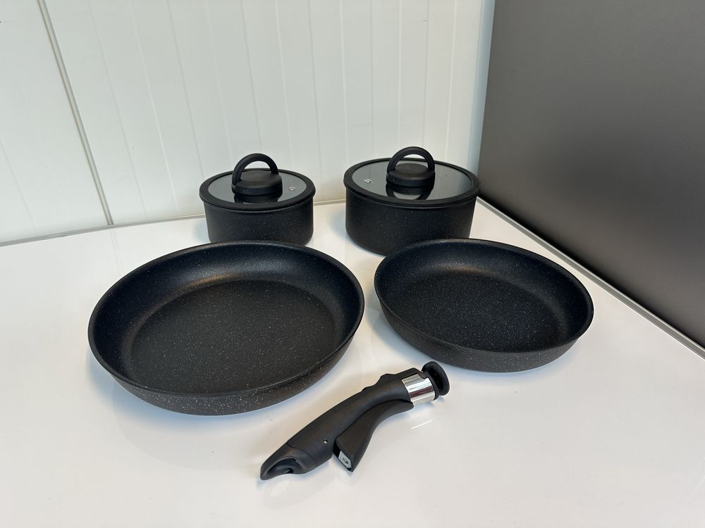 Moneta Etnea zestaw 7- częściowy (garnki + patelnie) 16/20/24/28cm