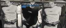 Emporio Armani t-shirt męski komplet 2-pack czarne r. M, L, XL