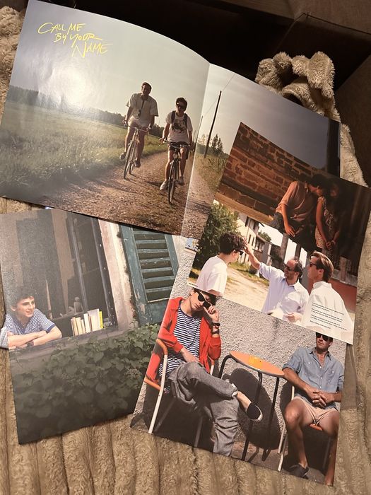 Платівка та книги Call Me by Your Name