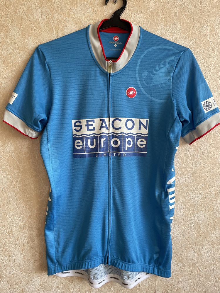 Koszulka kolarska Castelli L bluzka sportowa na rower rowerowa zamek