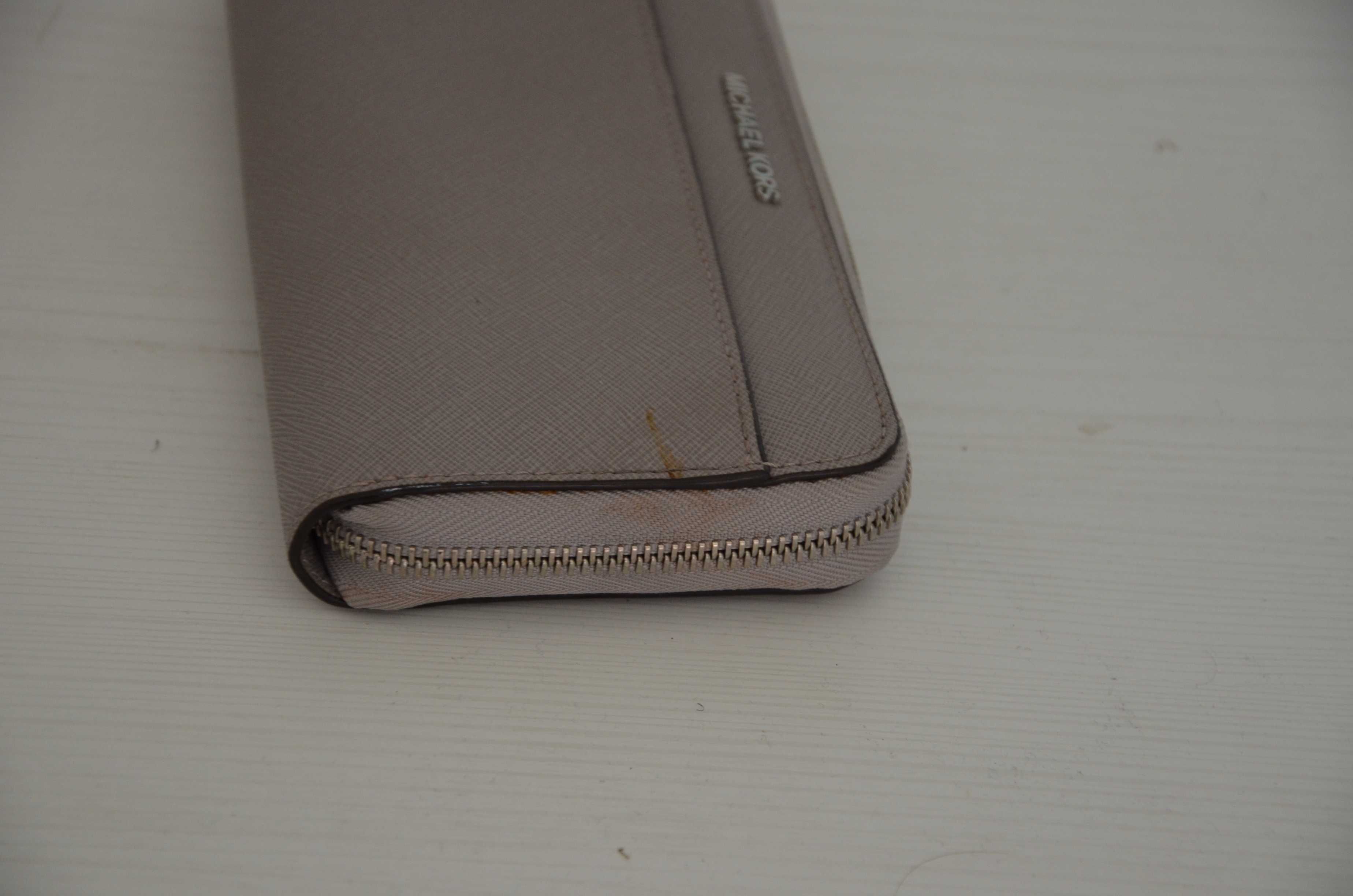659 zł portfel szary duży Michael Kors
