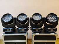 EUROLITE Ruchome głowy Set 4x LED TMH-X4 Moving-Head Wash Zoom + Case