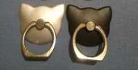 Ring Holder 2 szt. - czarny i srebrny