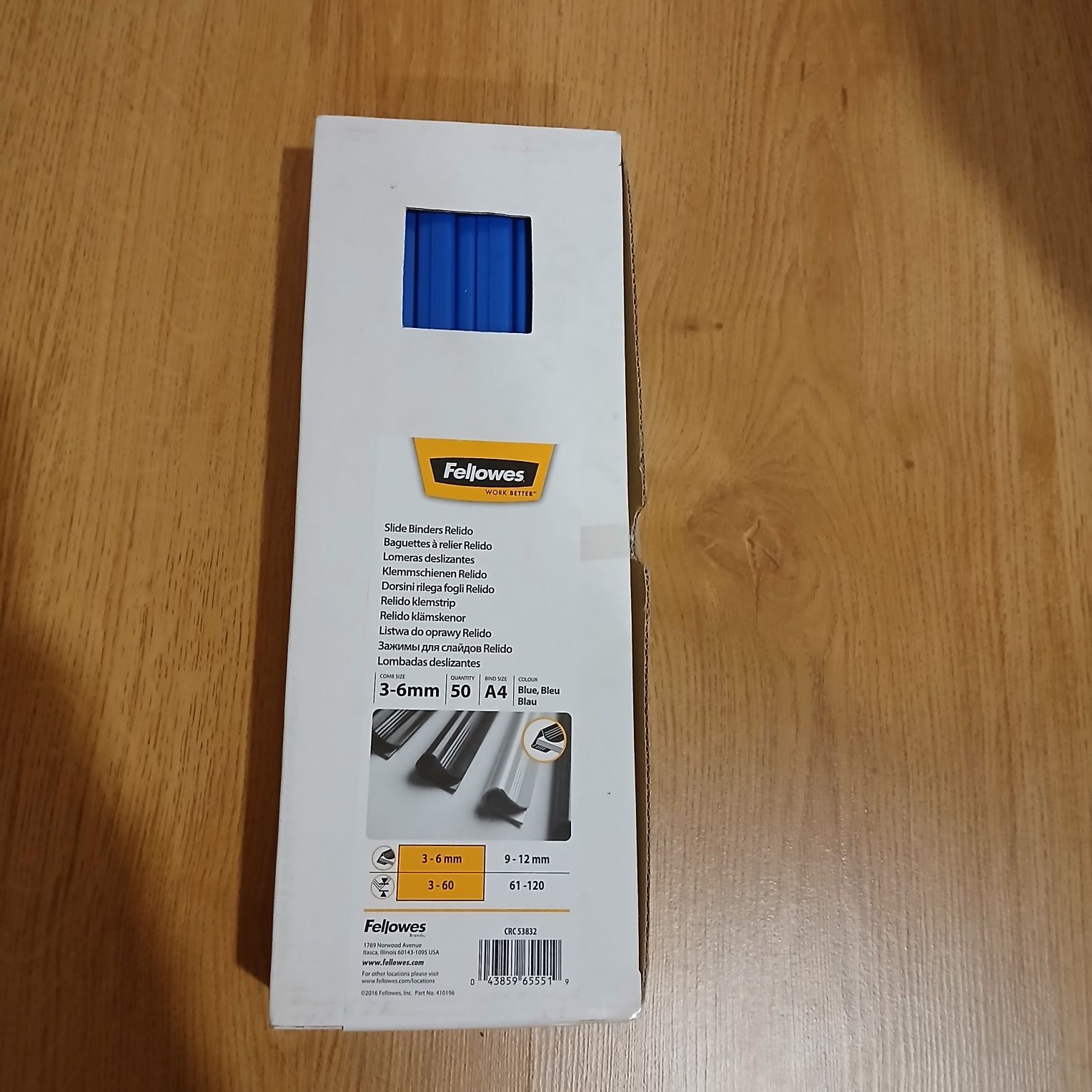 Baguete de encadernação Fellowes