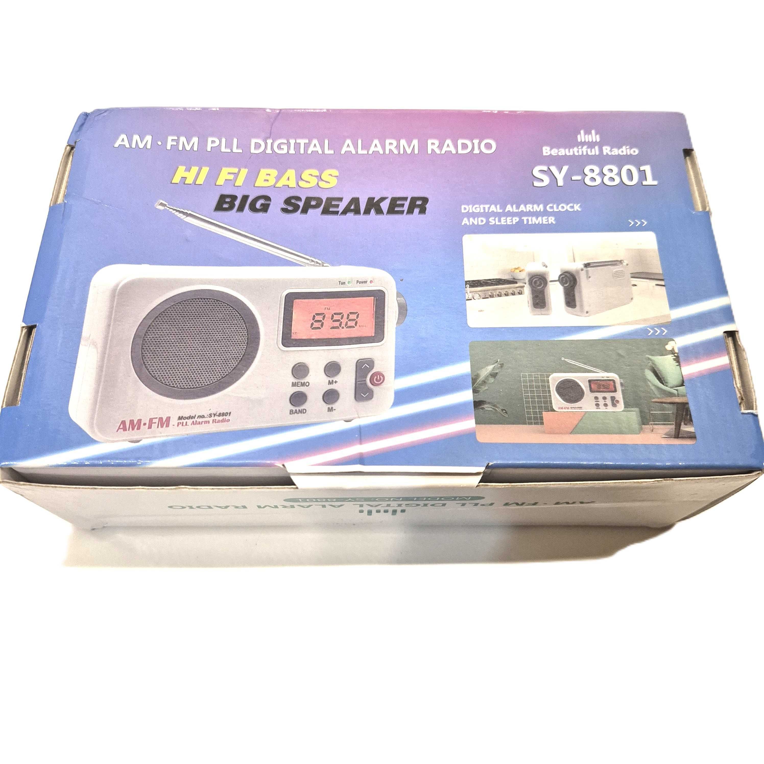 Radio sieciowo-bateryjne AM, FM GEKLOK SY-8801