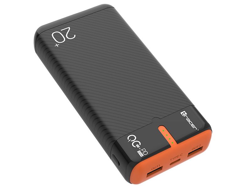 Powerbank Tracer EnerGen 20 000 mAh PD + QC 3.0