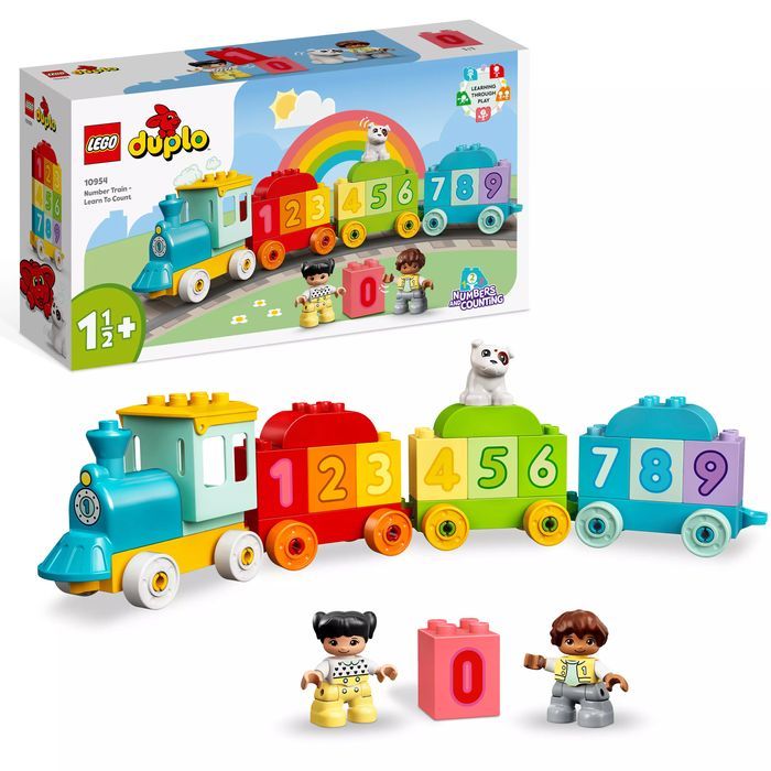 LEGO DUPLO Pociąg z cyferkami - nauka liczenia 10954. LEGO