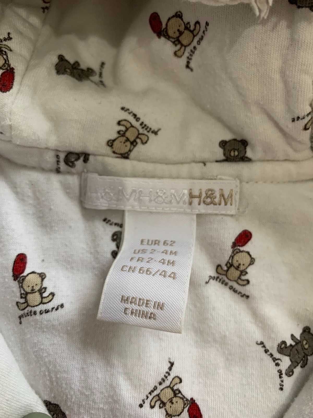 Демисезонный комбинезон h&m медведь