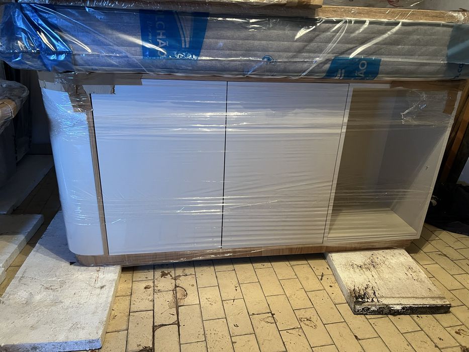 Aparador de canto redondo