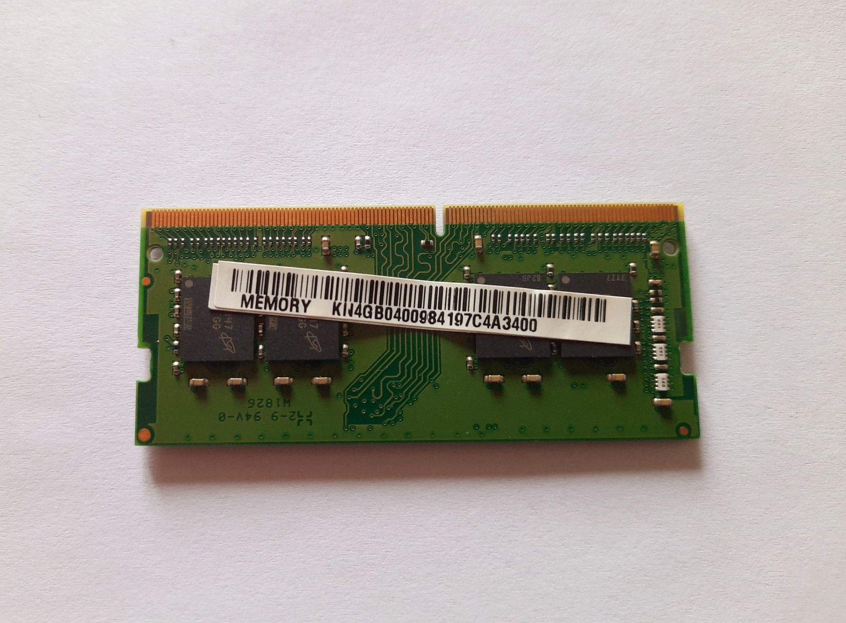 Оперативна память для Ноутбука, Kingston DDR4, 4 Gb, 2400 Mhz.