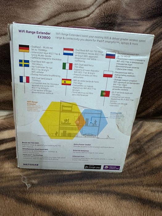 Wi-Fi адаптер NETGEAR EX3800