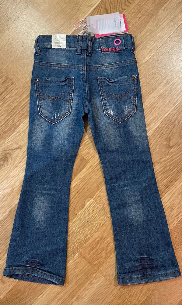 Jeansy dzwony rozm. 110, firmy Fransa kids