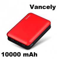 Повербанк Power Bank зарядное устройство Vancely K101 10000 MAh Red