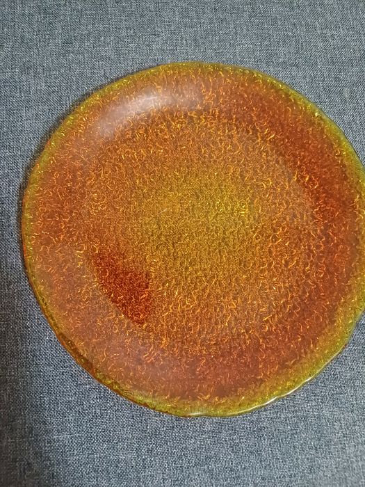 Talerz Sahara huta szkła Ząbkowice