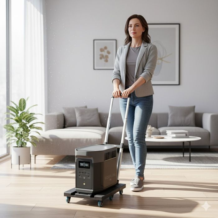 • Візок для EcoFlow, Bluetti, генератора та великих АКБ  (до 150 кг)