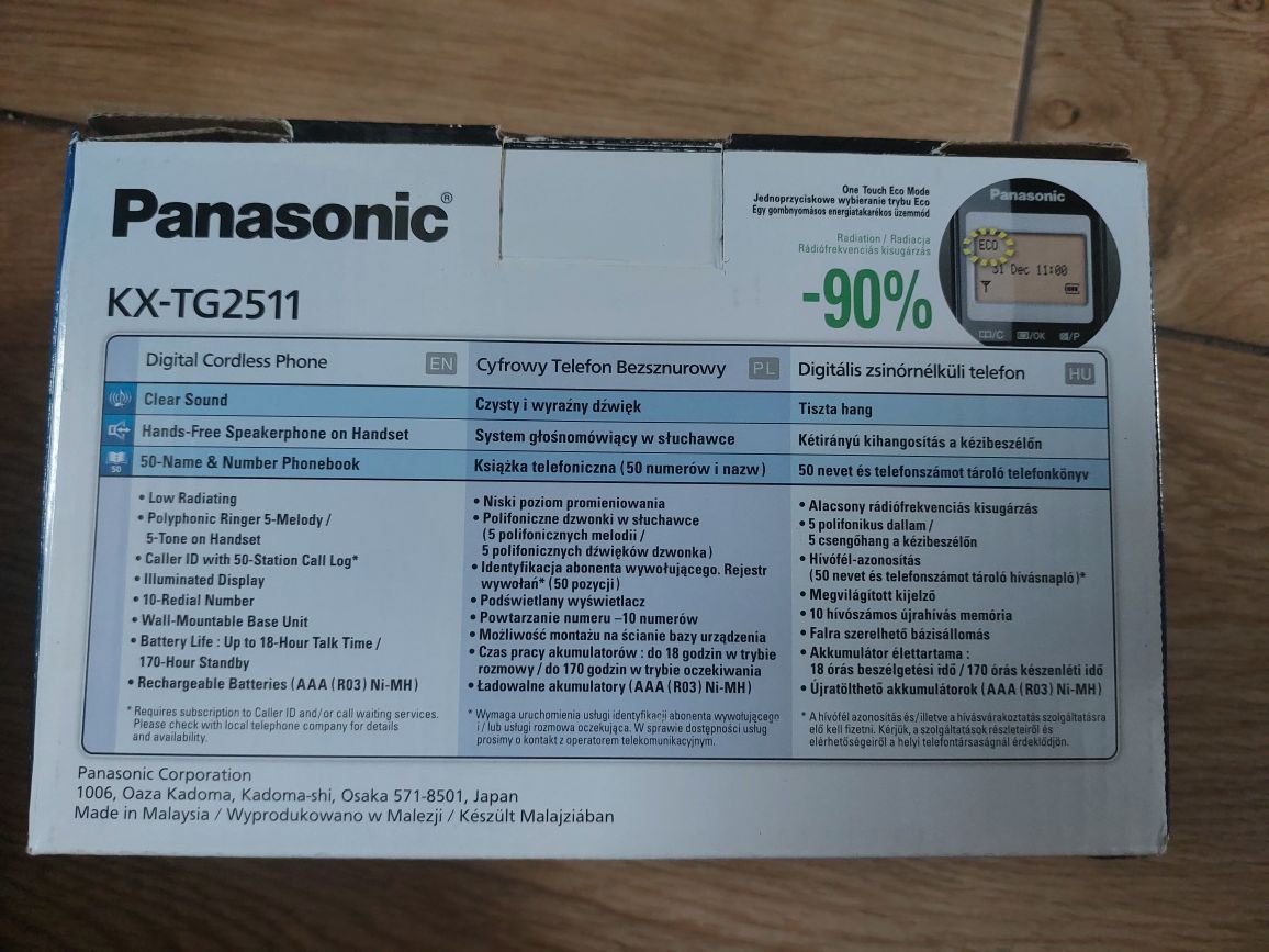 Telefon stacjonarny panasonic