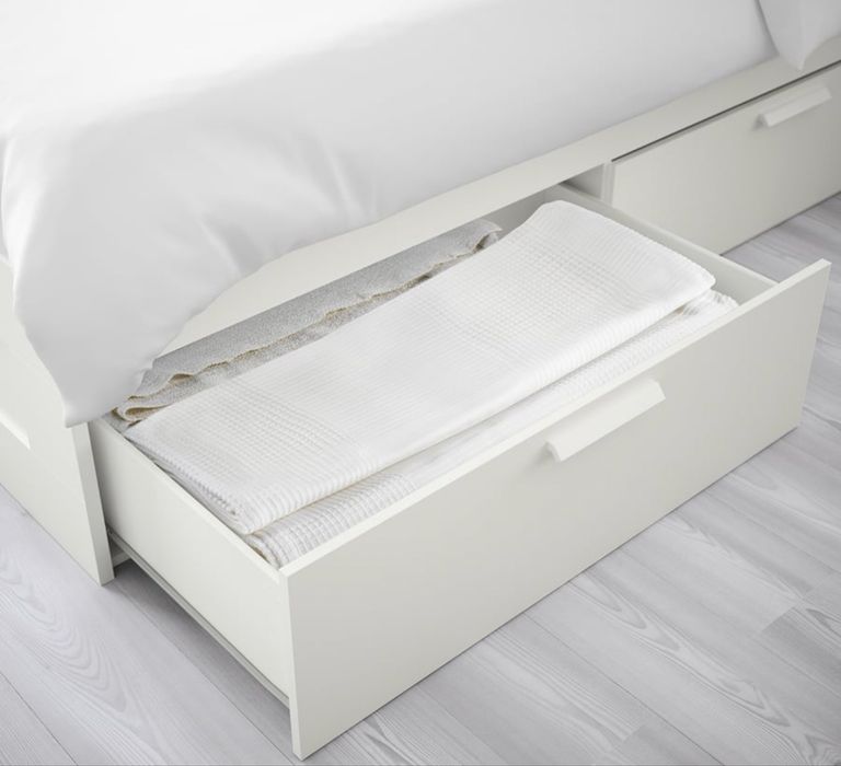 Łóżko Ikea Brimnes 160x200 z szufladami