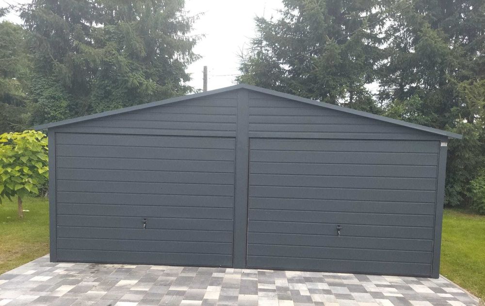 Garaż Blaszany 6x6 Premium, konstrukcja profil, PROMOCJA!