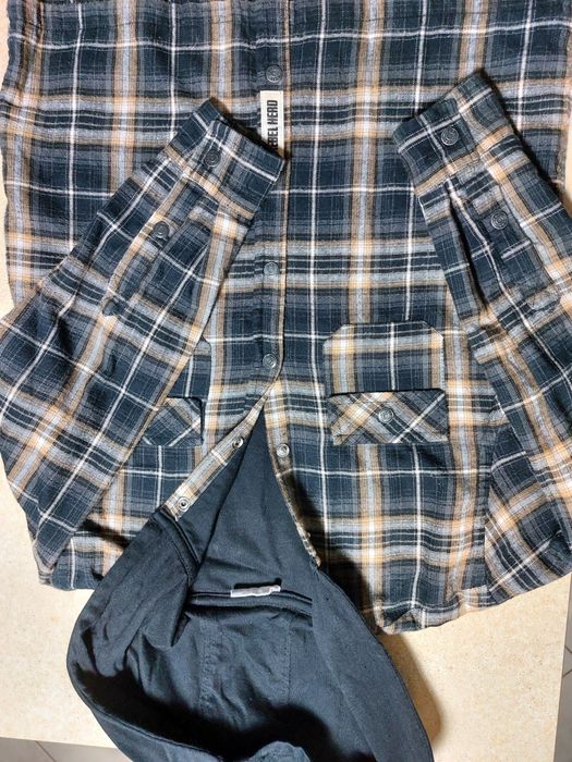 Koszula flanelowa z kapturem Coccodrillo rozm 122