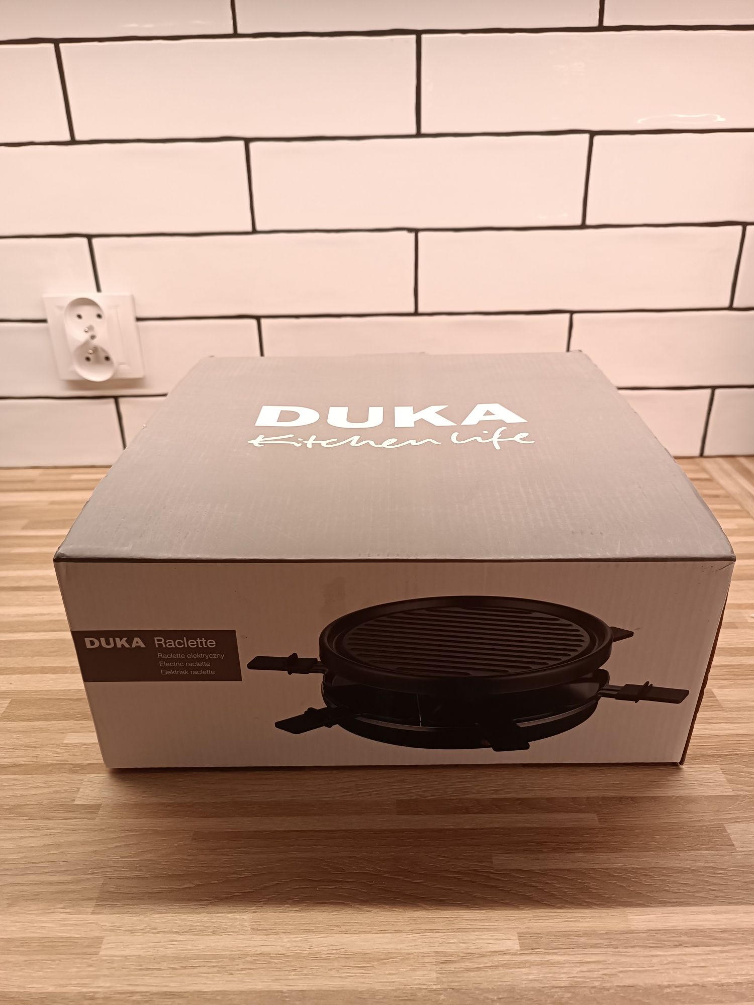 DUKA Raclette Grill elektryczny nowy!