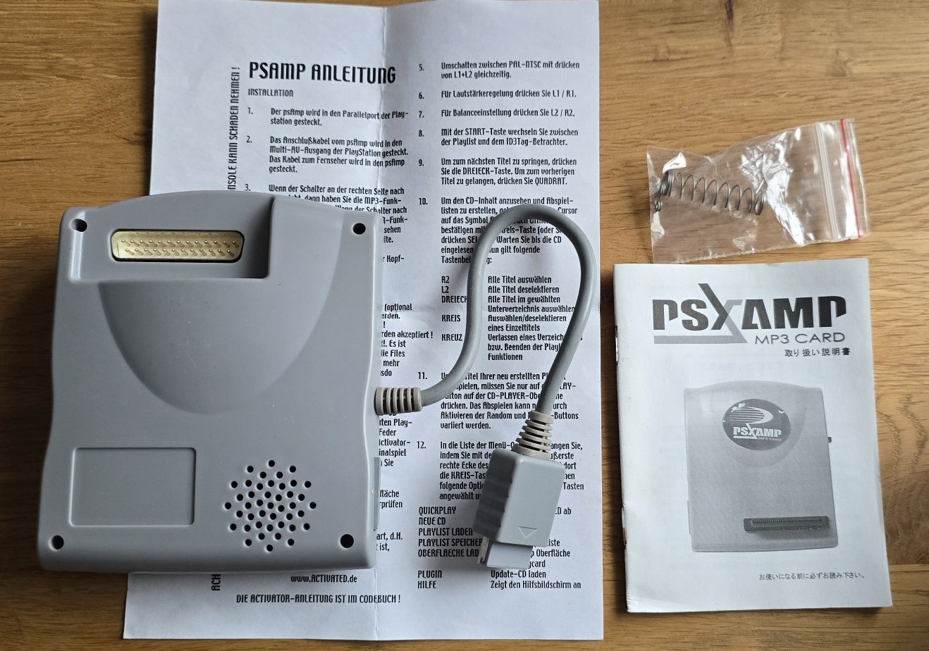 PS1-MP3 Card / Player / Adapter PSX
AMP