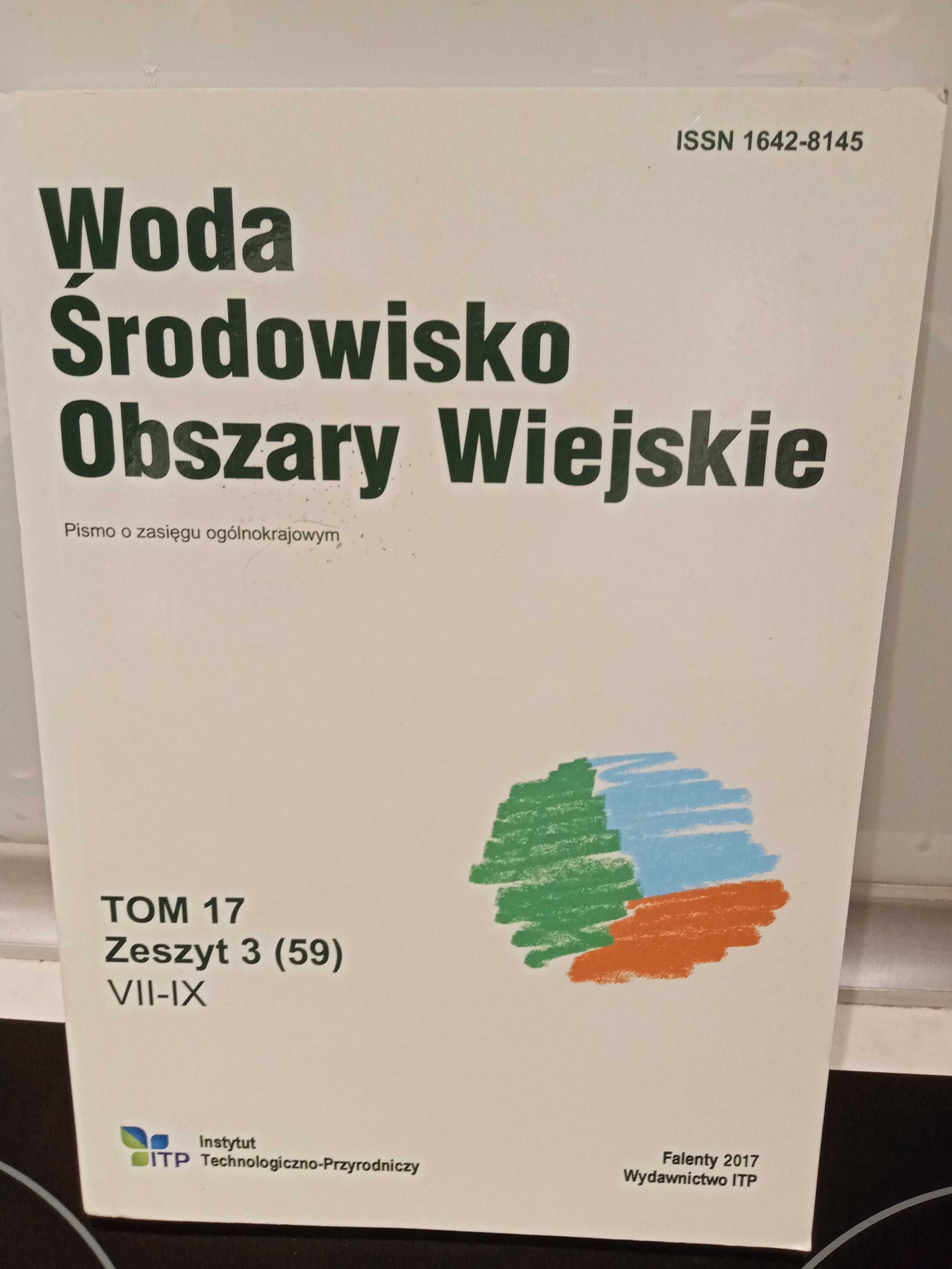 Woda-Środowisko-Obszary-Wiejskie Czasopismo tom 17 zeszyt 3