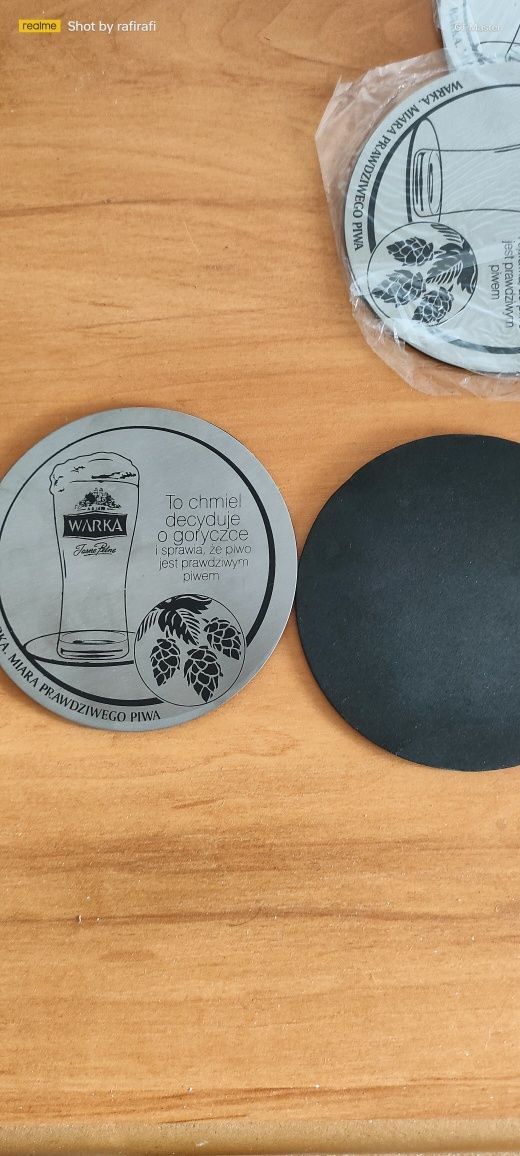 podkladka pod piwo warka 10 szt