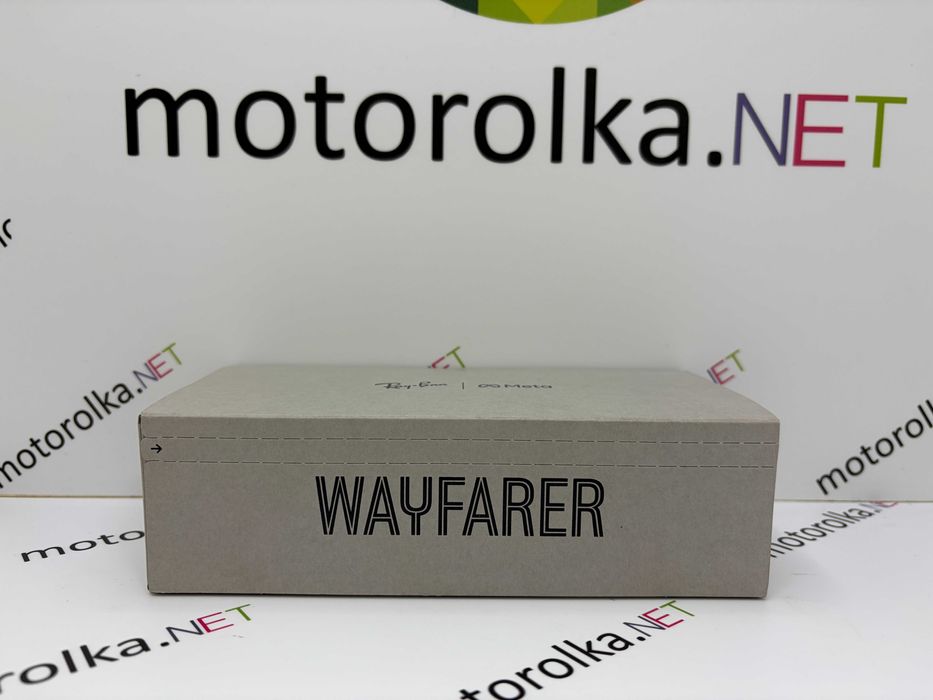 очки Ray-Ban Meta Wayfarer rw4006 matte black transitions graph green