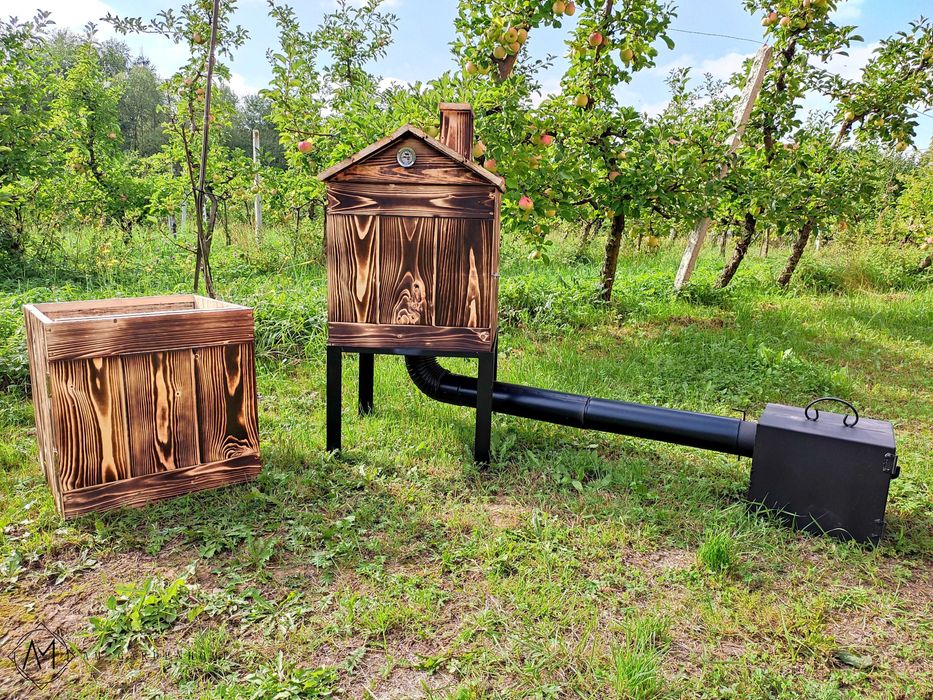 Wędzarnia + Kompletny osprzęt - 2 KOMORY, PALENISKO,  WYPOSAŻENIE xxl