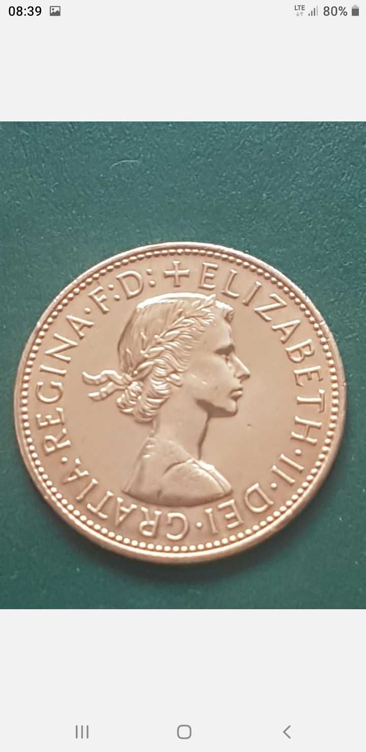 Wielkiej Brytanii, Wielkiej Brytanii 1 Penny 1966