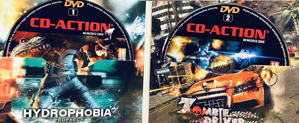 Gry CD-Action 2x DVD nr 204: Drakensang, Hydrophobia