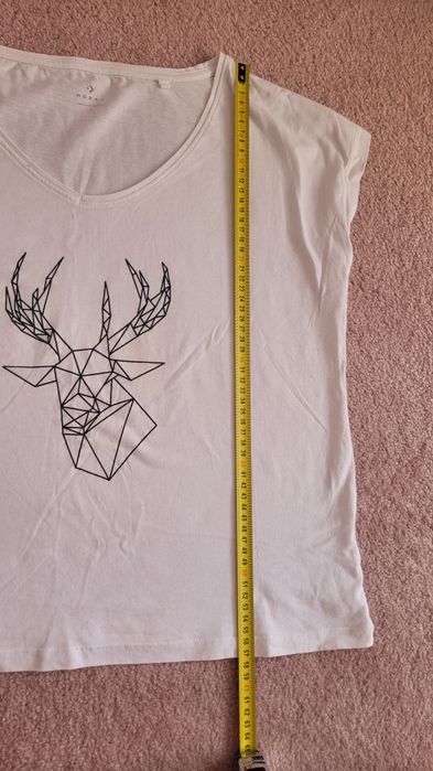 Bluzka damska L T-shirt koszulka 100% bawełna