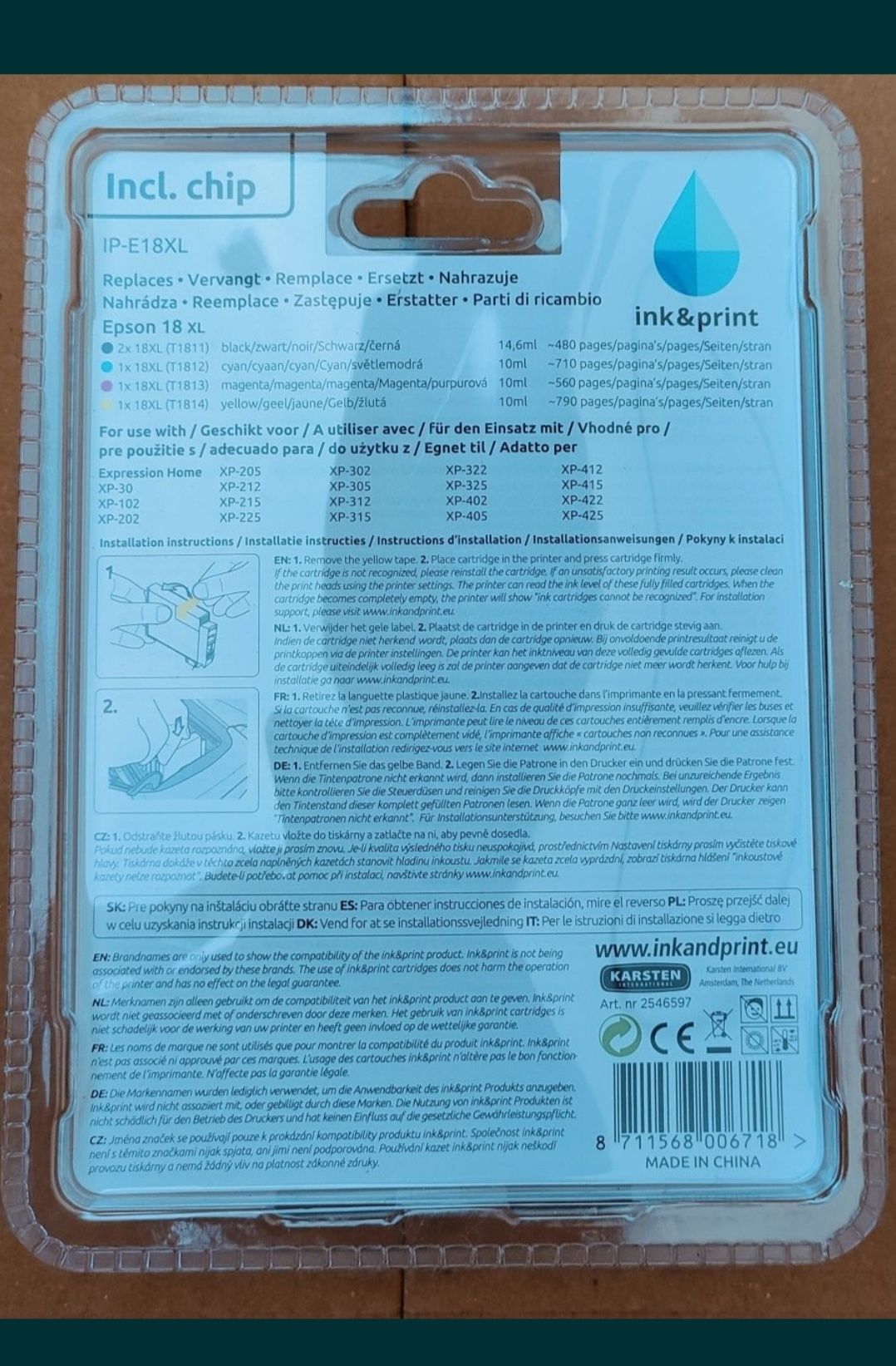 Tusz do drukarki Epson 18 XL ink&print