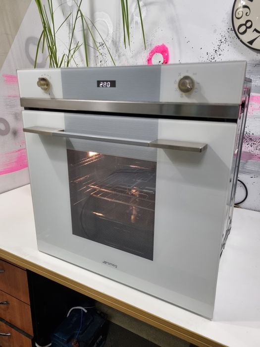 ТОП Smeg Italy біла духова шафа духовка пічка печка духовой шкаф