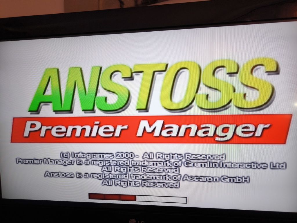 Anstoss premier Manager PlayStation 1 ps1 psx