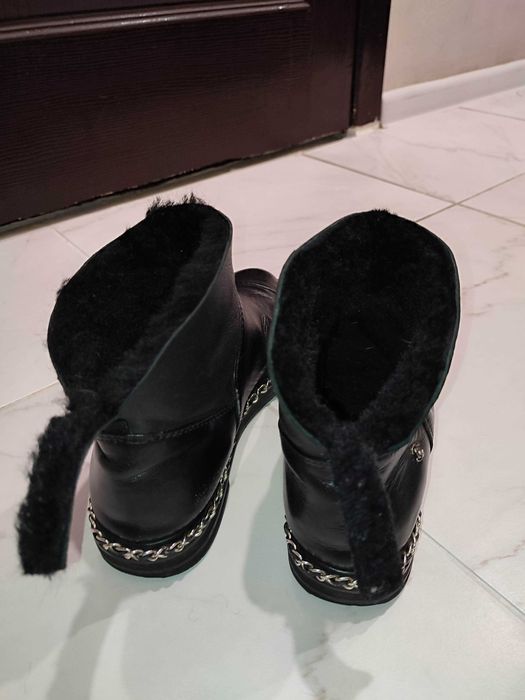 Ботинки зимние Шанель Chanel 39 размер, 24.5 см по стельке