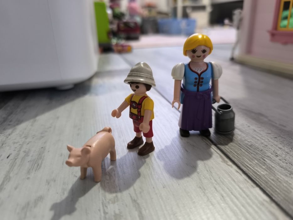 Playmobil mleczarka bawarka świnka dziecko